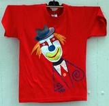 clown dipinto a mano